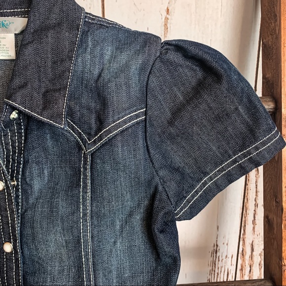 Rock 47 Girls Denim Dress Size: Small - Picture 3 of 9